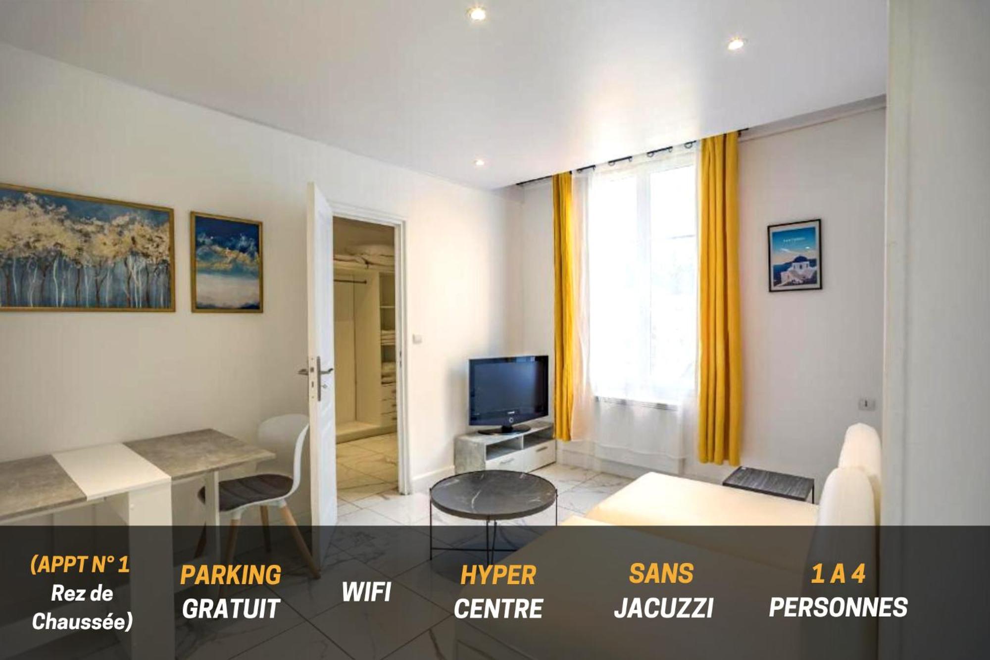 Quartier Des Theatres Centre, Wifi Et Parking - Zen Appart Apartment Troyes Exterior photo